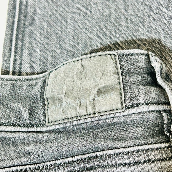 American Eagle Outfitters jeans Mom jeans dark gray wash women Size 0 - Picture 12 of 12